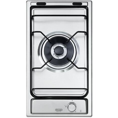 De'Longhi I13D Domino Piano cottura Gas 30 cm 1 fuoco Bruciatore Tripla Corona Acciaio Inox colore Acciaio Inox (1/6)
