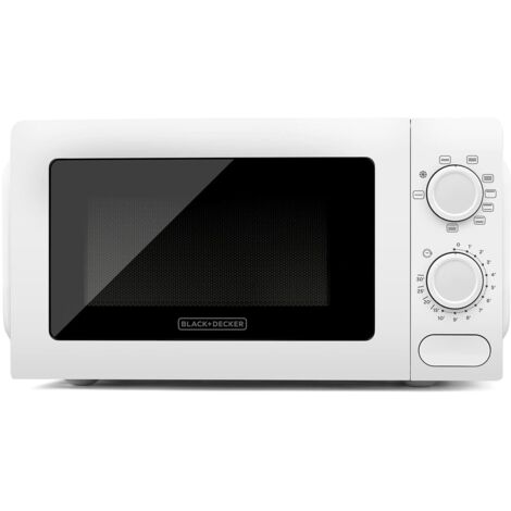 Black+Decker BXMZ 700E Forno a Microonde con Grill 20 Litri Potenza 700W 4 Programmi Bianco (1/5)
