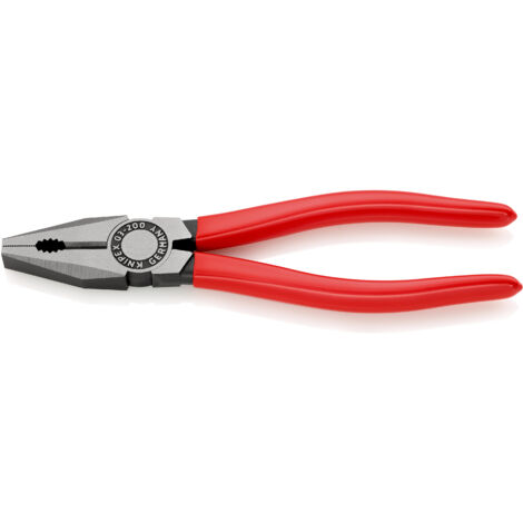 KNIPEX 03 01 200 EAN Pinza universale rivestiti in resina sintetica atramentata nera 200 mm