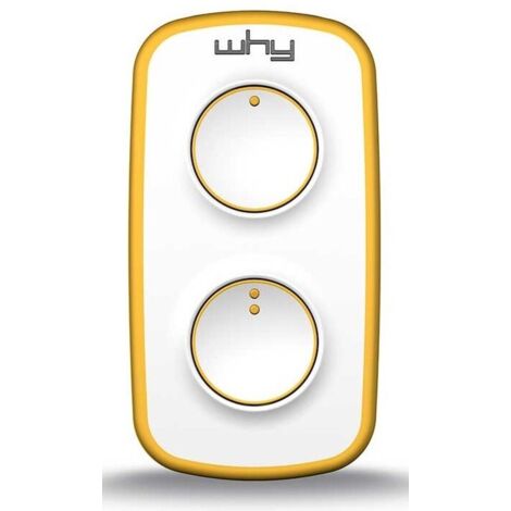 Sice 4791035 WHY EVO MINI Telecomando Multifrequenza 4 Tasti Rolling Code 433 868 MHz colore Giallo (1/2)