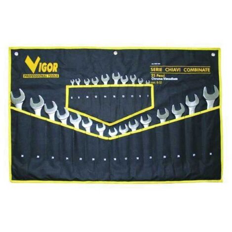 Serie Chiavi Combinate Vigor Crv-Din3113 Pezzi 25 (1/3)
