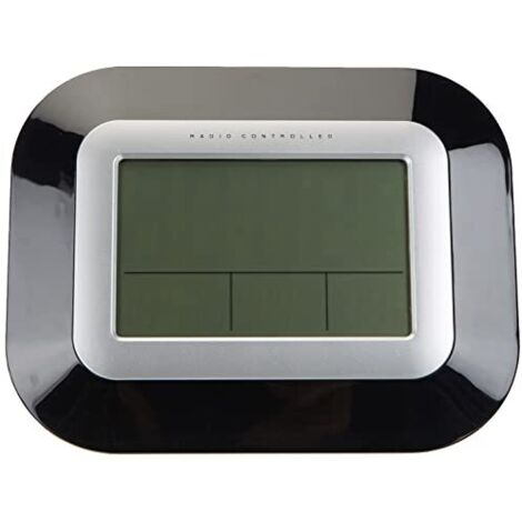 Orologio Da Parete Radiofonico TFA Dostmann Locarno 60.3503.02 - Alluminio Spazzolato, Bianco - Ricezione DCF-77, Cambio Ora Automatico - Diametro 19,5 Cm - Batteria Inclusa - 2