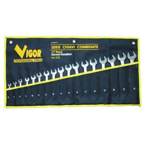 Serie Chiavi Combinate Vigor Crv-Din3113 Pezzi 17 (1/3)