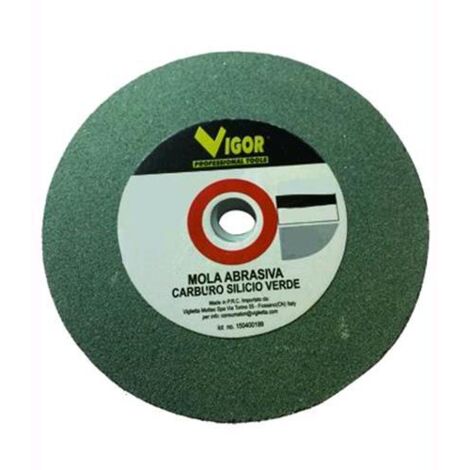 Vigor Mole Abrasive Carburo Silicio Verde 3C Gr.80 200X20X20F (1/2)