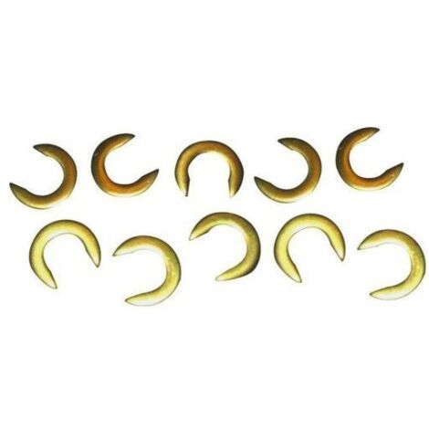 Vigor-Blinky Rondelle Alzaporte Ottone Klik 10 Pezzi 10mm (1/2)