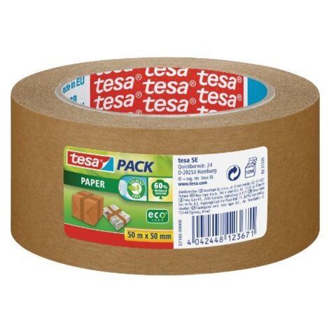 Nastro Adesivo Ecologico Tesa Marrone 50mm x 50m