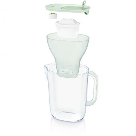 Brita Style Eco Glacier Blue Bottiglia per Filtrare l'Acqua 2.4 Litri (1/4)