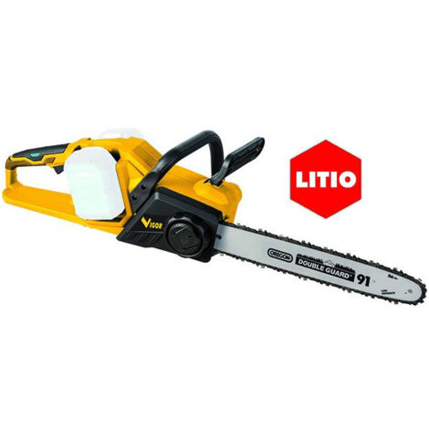Vigor 4512230 Elettrosega a Catena Brushless 40V Barra Oregon 35 cm Catena Oregon 3-8'' 52 Maglie Tendicatena Rapido Corpo Macchina (1/5)