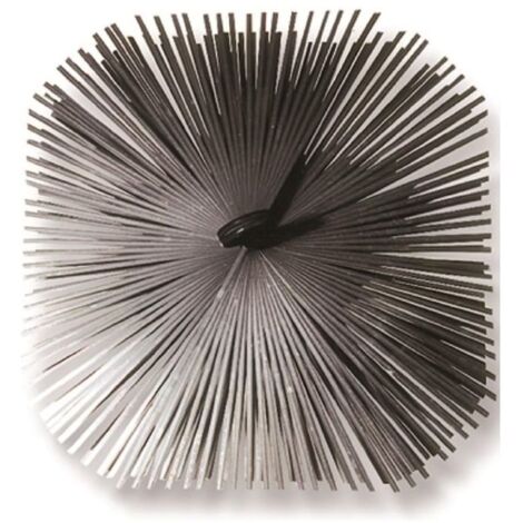SCOVOLO IN NYLON PER STUFE A PELLET MM.80 sit bianco CANNA FUMARIA ATTACCO M12