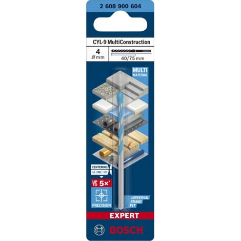 Bosch 1x Punta Expert CYL-9 MC Punta per Trapano 4x40x75mm