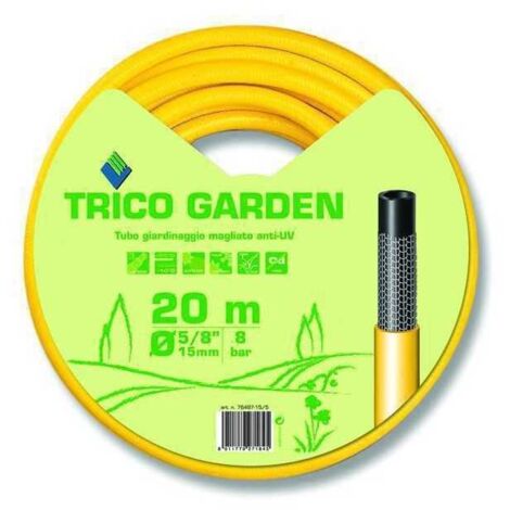 Tubo acqua irrigazione innaffiare trico garden metri 20 diametro 3/4 Vigor