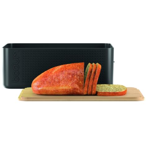 Bodum Bread Box P-PANE C-COP 37x24x14cm Nero (1/3)