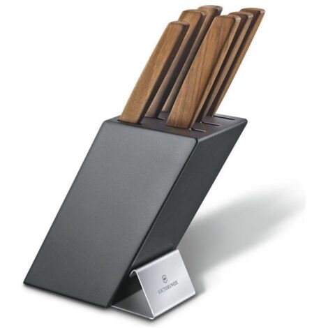 Victorinox Swiss Modern blocco portacoltelli legno faggio 6 pz.