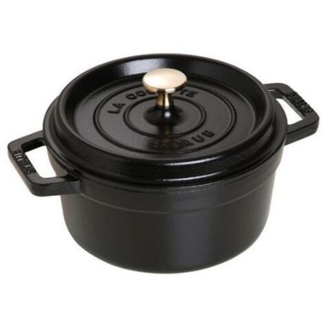 Staub La Cocotte 20cm rund, nero, ghisa (1/4)