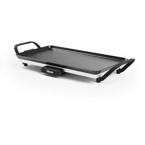 piastra elettrica tristar nero con griglia 45x26 cm