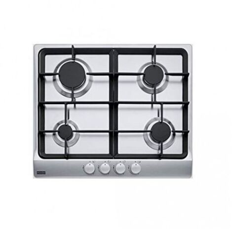 Franke FHSL 604 4GAV XS C Linea Smart Linear Piano Cottura a Gas 4 Zone Griglie in ghisa 60 cm Acciaio Inox 106.0459.550