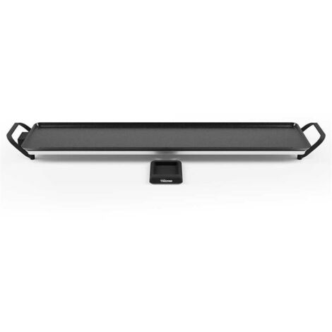 Tristar Griglia da tavolo slim XXL - superficie extra grande di 100 x 22 cm - Termostato regolabile - Rivestimento antiaderente - Vaschetta raccogli grasso removibile - Facile da pulire - BP-2669