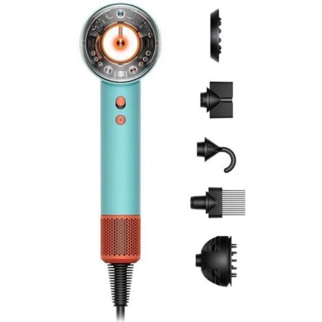 Asciugacapelli Dyson Supersonic HD16 in Patina, Topazio e Arancione - Modello 515276-01