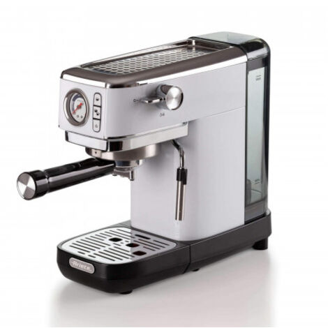 Ariete 1381 Macchina da Caffe' con Manometro 1300W Capacita' 1.1 Litri 15 Bar di Pressione Silver (1/5)