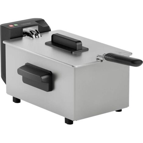 Tristar Friggitrice FR-9334 XL Acciaio Inossidabile Nero Cestello Amovibile Capacita' Elevata Controllo Temperatura 3 Litri (1/5)