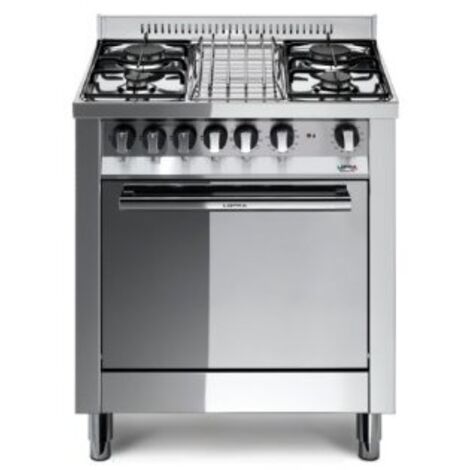 Lofra M75GV Cucina a Gas Libera installazione 4 fuochi Acciaio inossidabile Forno a gas e ventilato capacità 57 lt (1/3)