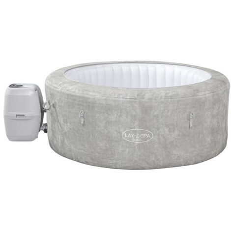 piscina idromassaggio gonfiabile bestway "lay-z-spa zurich energy sense airjet" con cartuccia, chemconncet e copertura 4 posti 180x180x66 cm - cod. 60065 (1/10)