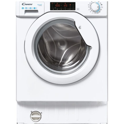 Candy CBW 48TWME-S Smart Inverter Lavatrice da Incasso Frontale 8 Kg 1400 rpm Classe A 16 Programmi EcoMix (82x60x54 cm) colore Bianco (1/8)