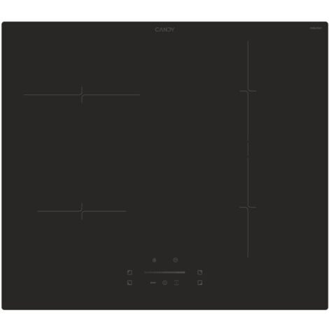 Candy CTP643C/YEP Piano Cottura Induzione 4 Fornelli 59cm Da Incasso Nero