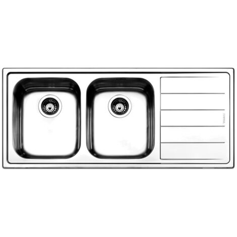 Apell Lavello LN1162IRBC 2 Vasche Dimensioni 116 x 50 cm