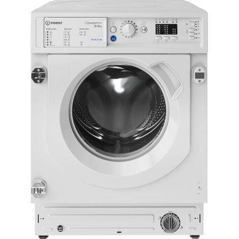 Indesit BIWDIL861485EU Lavasciuga da incasso 8-6 Kg 1400 rpm Classe D Inverter Pannellabile (81,5x59,5x54,5 cm) colore Bianco (1/10)