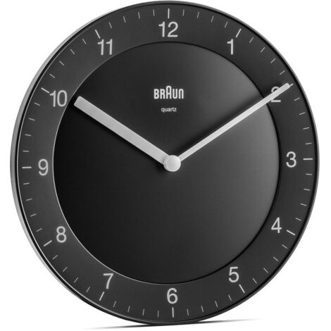 Braun BC 06 B Orologio da Parete al Quarzo Analogico Nero (1/5)