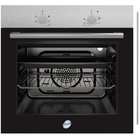 Ducati SDDEX5 - Forno da Incasso Multifunzione, 56 L, Classe A, 60 cm, Programmi Statico-Ventilato-Grill, Acciaio Inox