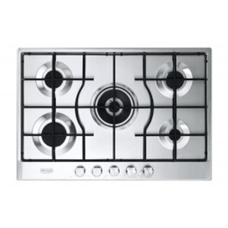 Piano cottura a Gas De Longhi SLF575LX da incasso 75 cm 5 Fornelli Acciaio inossidabile (1/5)