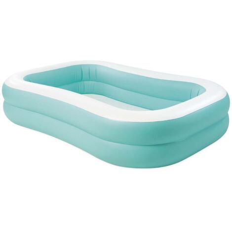 Intex 57181NP Wet Set Collection Piscina Gonfiabile Rettangolare per Bambini 229x152x48 cm 600 L colore Mandarino