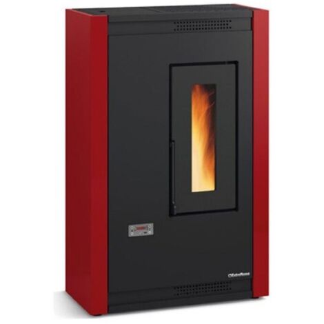 LA NORDICA Stufa A Pellet Luisella 4,8 Kw Bordeaux