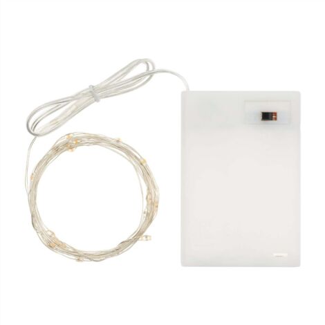 Lotti Filo Luci Catena Micro Led Bianco 4mt
