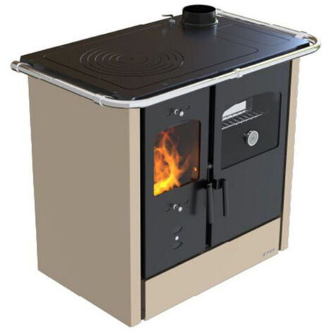 Lincar Cucina a Legna Nada 4,5 Cappuccino 9,33kW - 98x62x85 cm