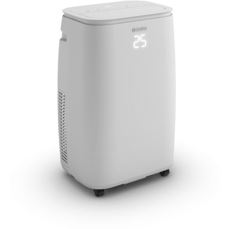 Olimpia Splendid – Condizionatore portatile 1100W A++ 65dB – Funzione deumidificazione – Display LED touch – Bianco (1/4)