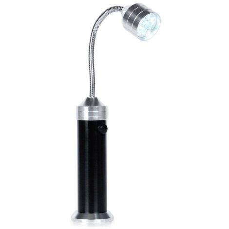 Bbq Lampada 9 Led a Batteria Inox e Nero (1/5)