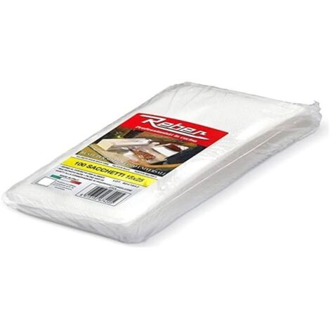 Reber buste per sottovuoto Universali 15x25 100 sacchetti
