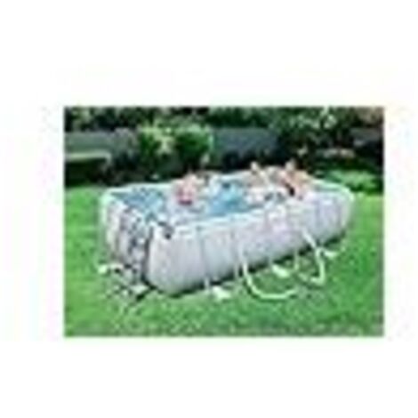 PISCINA STEEL FRAME 404X201X100 CON POMPA (1/10)