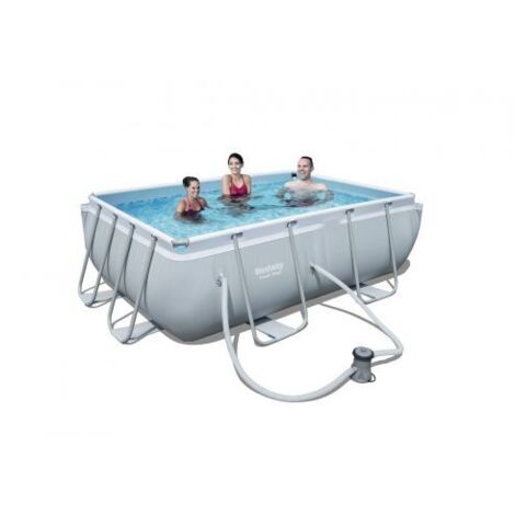 Piscina Rettangolare Fuori Terra Bestway 56629 Power Steel - 282x196x84cm