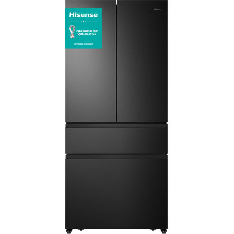 Hisense – Frigorifero porta francese libero installazione 480L – Congelatore in basso – Classe energetica C – Capacità di congelamento 7 kg/24h (1/7)