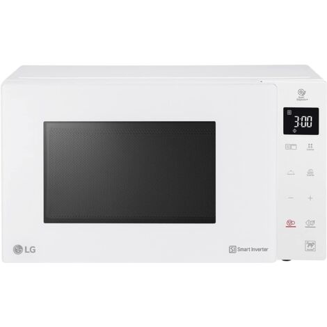 LG MH6336GIH Microonde 23 litri, 1000W, Grill, Smart Inverter, Bianco