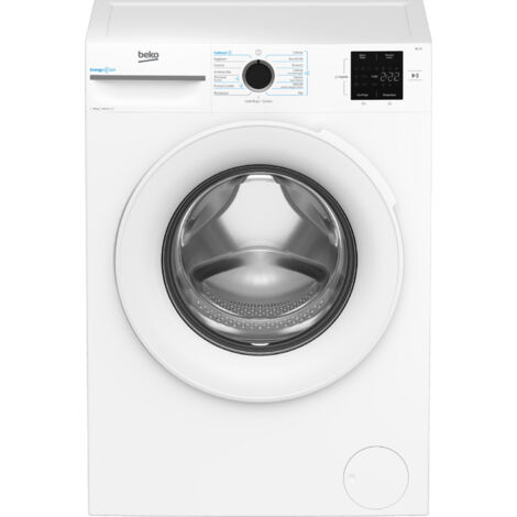 Beko b300 BMW10147EW: Lavatrice 10kg, classe A-10%, 1400giri, linea estetica NX, motore inverter, Display Touch, colore Bianco, oblò Bianco, tecnologia EnergySpin™, funzione a vapore