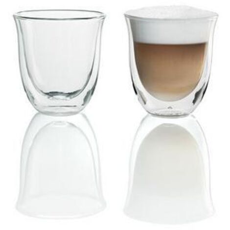 DeLonghi Set Cappuccino 2 Tazzine Cappuccino con Doppia Parete Termica 190ml (1/2)