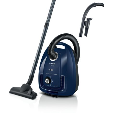 Bosch Aspirapolvere a Traino Serie 4 BGL38BU1 con Sacco Potenza 600 Watt Capacità 4 Litri Colore Dark Navy