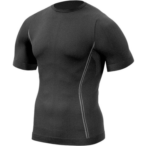 Maglietta termica mezza manica Worik FEAT - L/XL - Nero
