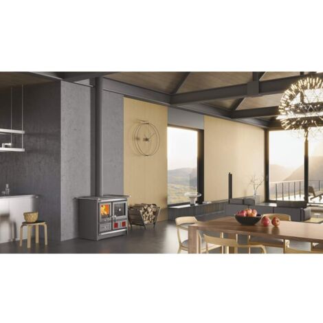 Cucina legna Nordica L 5.0 Vst Steel 7015448