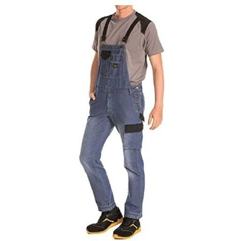 Vigor-Blinky Salopette Rica Lewis Jeans Jimmy Tasconi Denim Chiaro Taglia 48